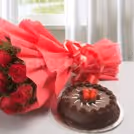 Delicious Cake & Flower Surprise for your special celebration.