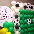 Football Cut-outs to make the overall room decor more attractive.