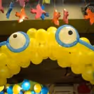 Blue and Yellow colors for Minion Theme Birthday Party
