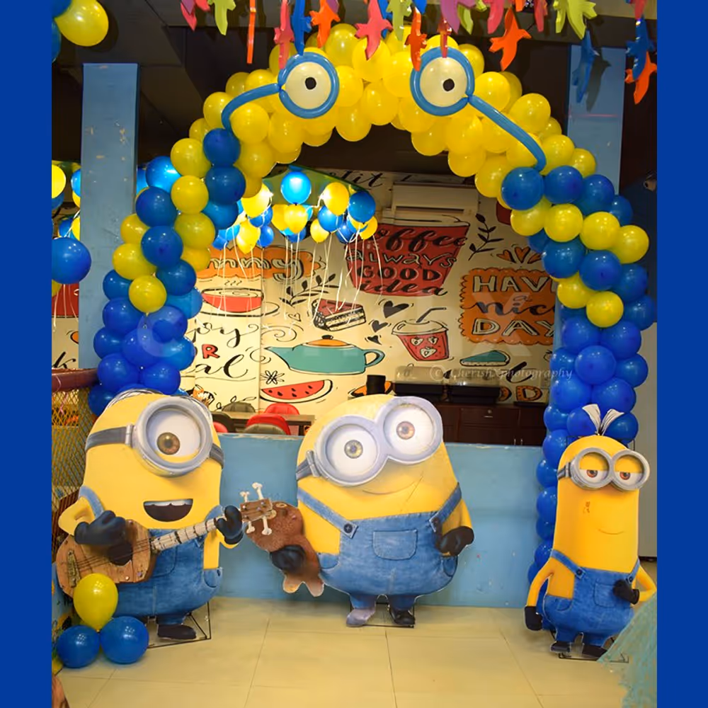 Minion Balloon Arch Decoration