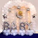 Lovely Heavenly Baby Shower Decor to celebrate the arrival of a new life.