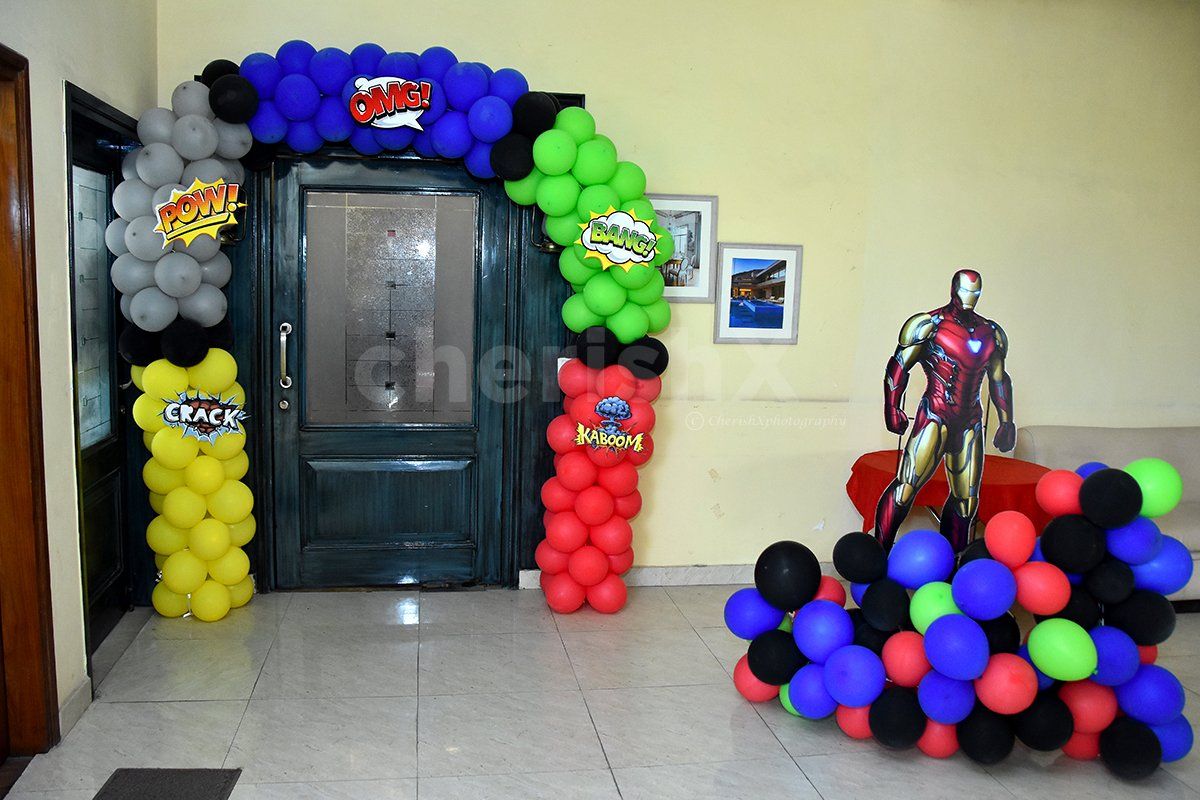 A Perfect Baby Boy Birthday Decoration.