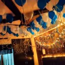 White and Blue Balloon Decoration at your home in Delhi, Gurgaon, Noida, NCR
