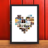 Stylish Heart Collage Photo Frame