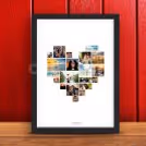 Frame your captured moments in the shape of a heart and surprise your special one.