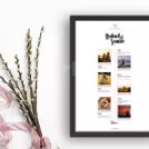 Personalised Relationship Story Photo Frame — photo 2