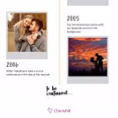 Personalised Relationship Story Photo Frame — photo 5