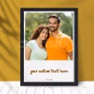 A lovely frame to gift to your close ones on birthdays or anniversaries.