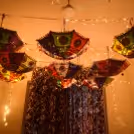 Add beauty with these embroidered umbrellas to your home.