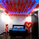 Red Balloons on the Ceiling