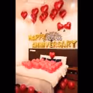 Anniversary Bedroom Decor for spending a romantic time.