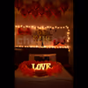 Choose this Be Mine Decor for an anniversary, wedding night or for a casual surprise.