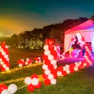 Cabana Setup with Balloons Pathway at Taj Vivanta, Dwarka