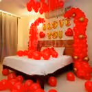 Beautiful Exotic Love Surprise Decor for a truly special and memorable occasion.