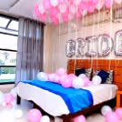 Invite Close ones and have this appealing decoration to take the bride by surprise.