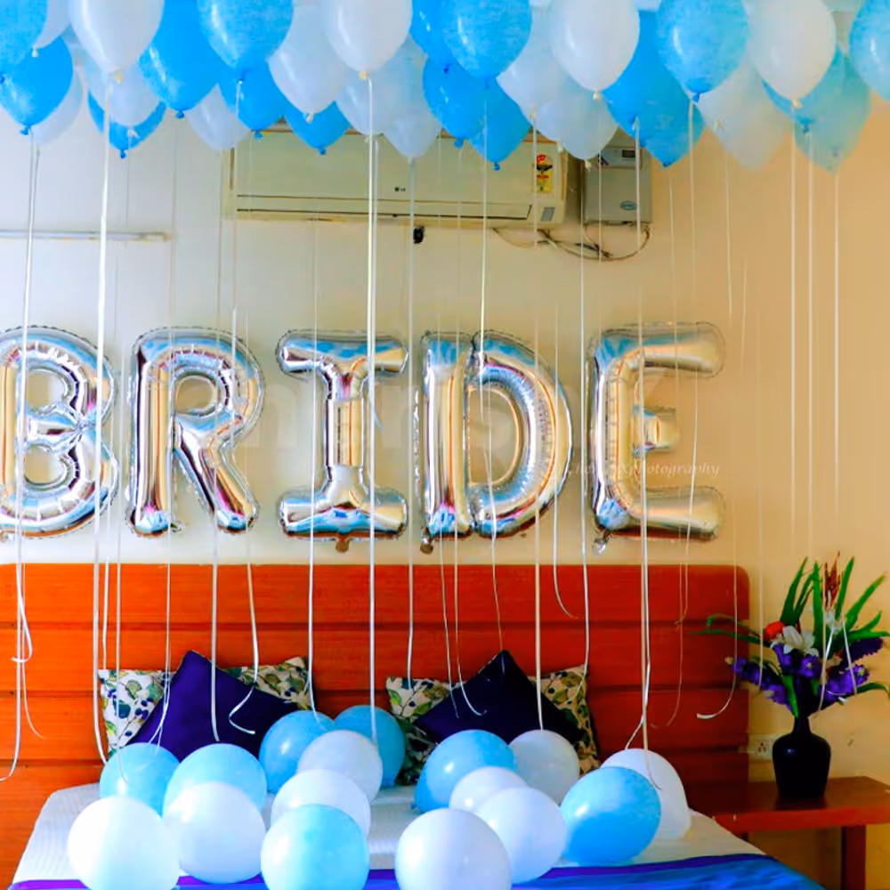 Surprise the bride-to-be with this fascinating decor.