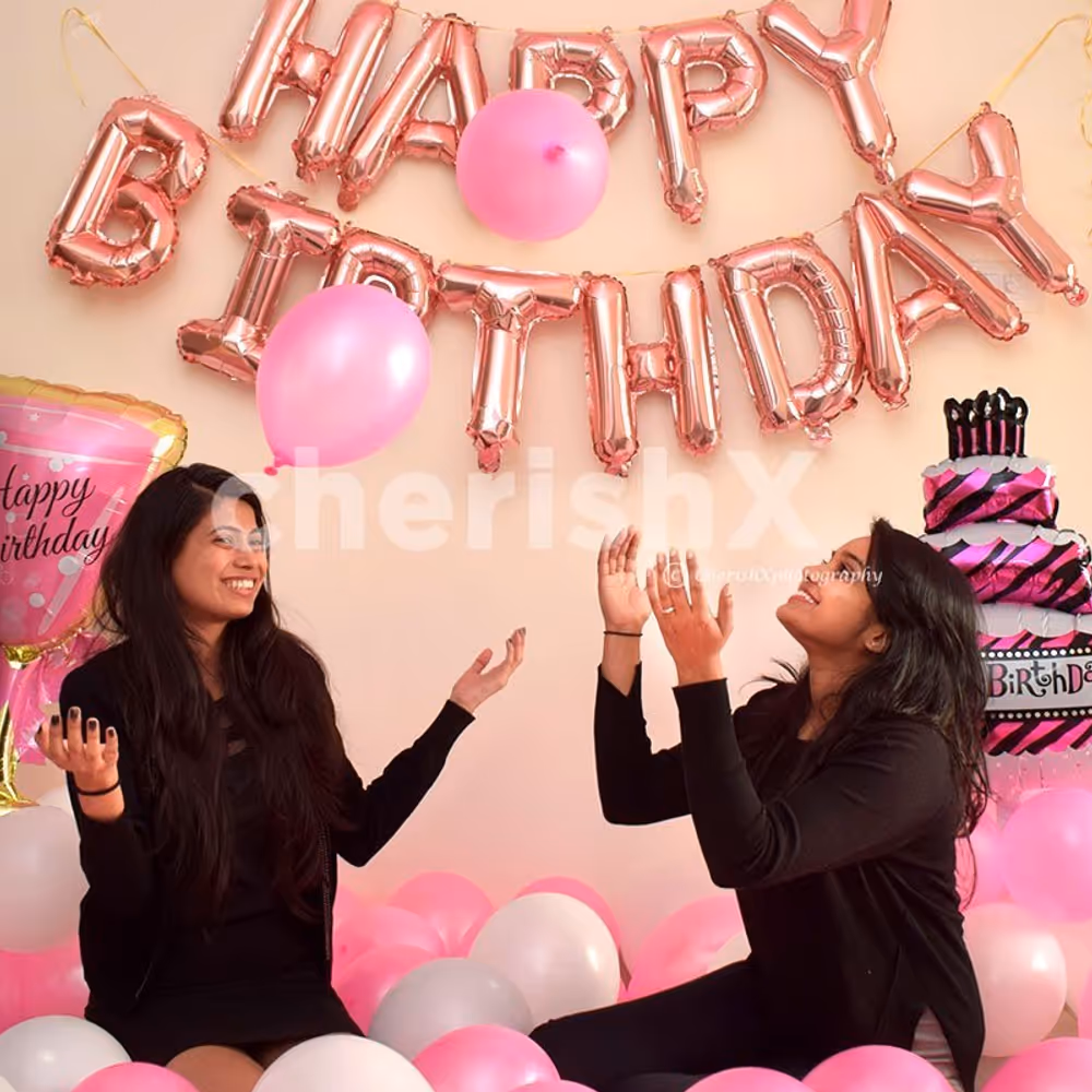 Pretty Pink Theme Birthday Decorations