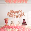 Wall Decoration for Pink theme Birthday Decorations