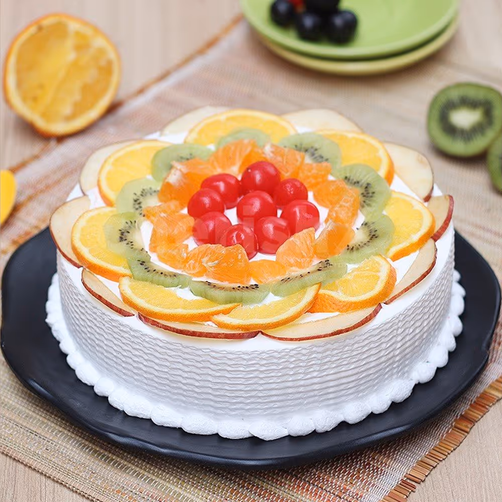 fresh fruit cake by cherishx