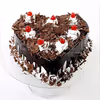 Heart Shape Black Forest Cake by cherishx