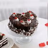 Heart Shape Black Forest Cake delivered at your home