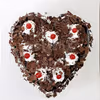 500 gm Heart Shape Black Forest Cake