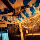 birthday  balloon decoration with Happy Birthday Foil Balloons