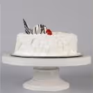 Delicious white forest heart shape cake delivered to your home