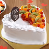 Heart Shape Vanilla Fruit cake 