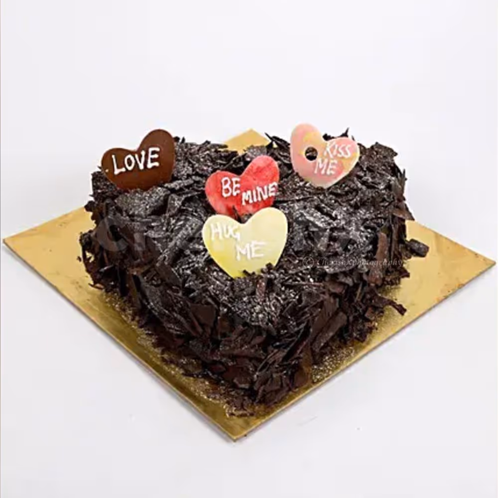 special heart chocolate cake