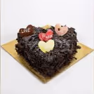special heart chocolate cake