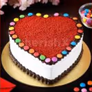 Red Velvet Gems cake delivery at home