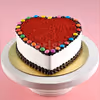 500 gms Red Velvet Gems cake delivery at home