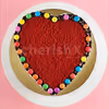 Red Velvet Gems cake delivery at home by cherishx