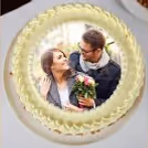 Butterscotch photo cake by cherishx