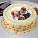 Butterscotch photo cake delivered to your home