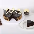 Chocolate truffle walnut cake home delivery