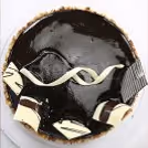 Chocolate truffle walnut cake by cherishx