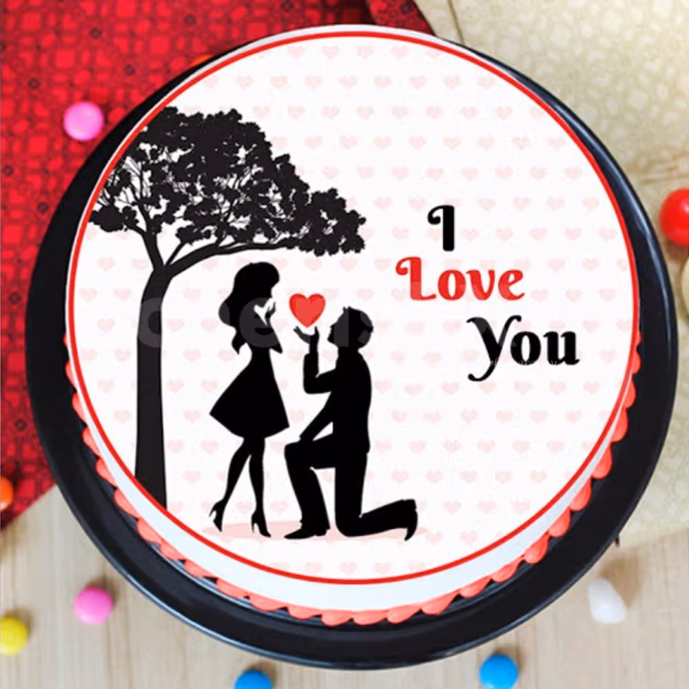 Love photo cake