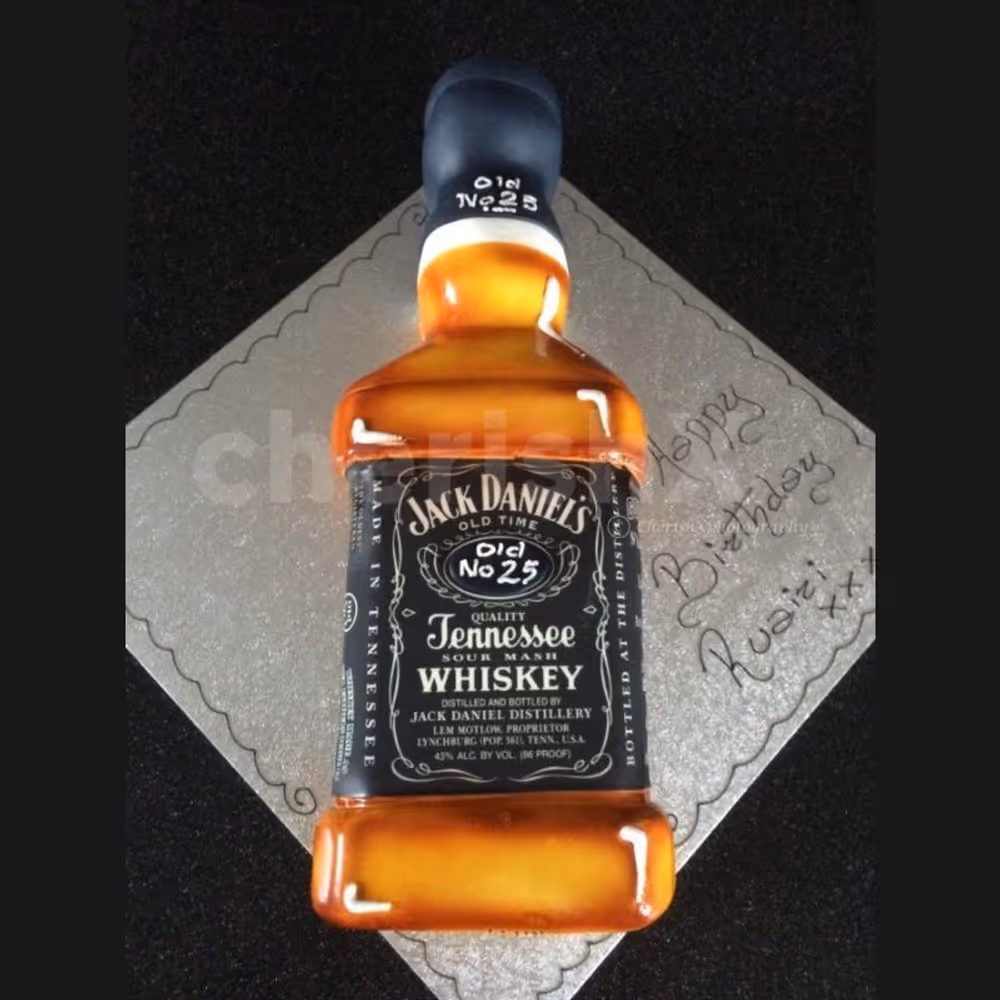 Jack Daniel designer cake delivery at home by cherishx