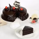 Fathers Day chocolate truffle cake