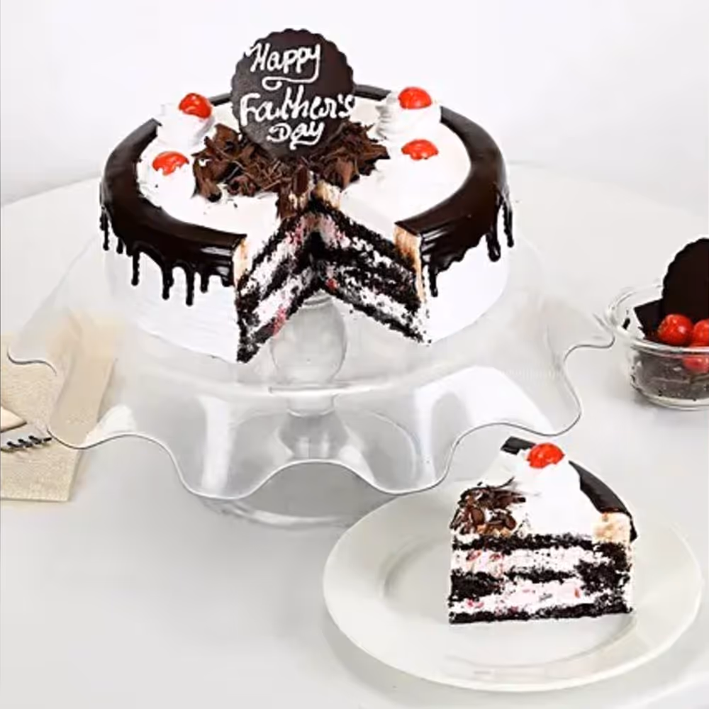 Fathers Day black forest cake home delivery