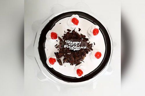 Fathers Day black forest cake home delivery by cherishx