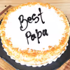 Fathers Day butterscotch cake home delivery by cherishx