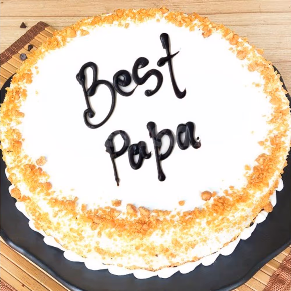 Fathers Day butterscotch cake home delivery by cherishx