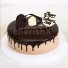 Fathers Day chocolate cream cake