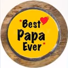 Best papa ever photo cake for Fathers Day by cherishx