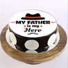 'My father is my hero' special designer photo cake 