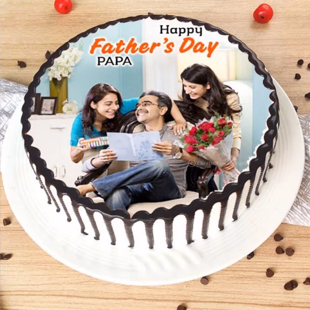 Fathers Day Special photo cake home delivery