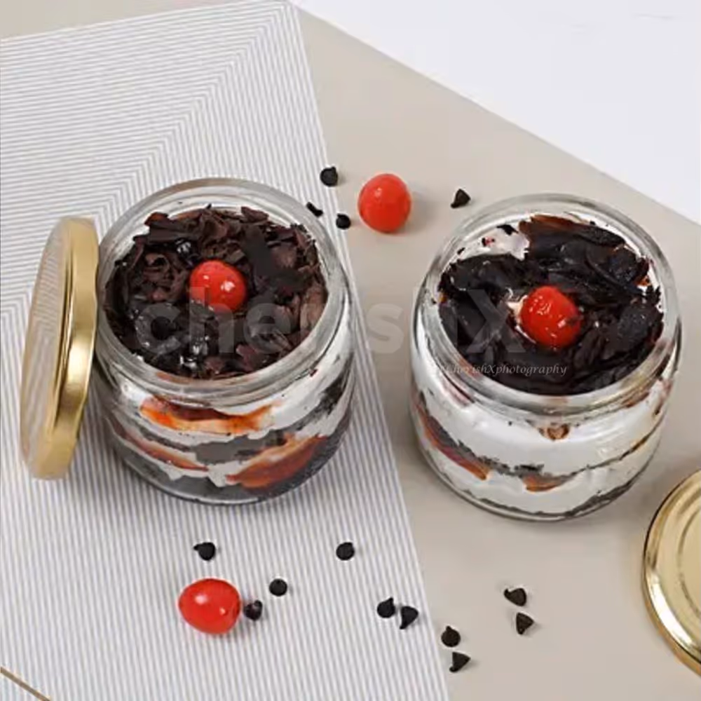 Black Forest Cake Jars (set of 2)